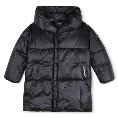 Casaco longo de penas KARL LAGERFELD KIDS GIRL