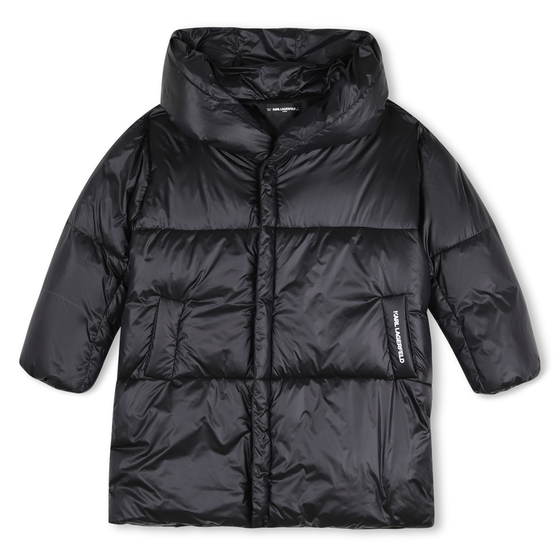 Casaco longo de penas KARL LAGERFELD KIDS 
                        GIRL