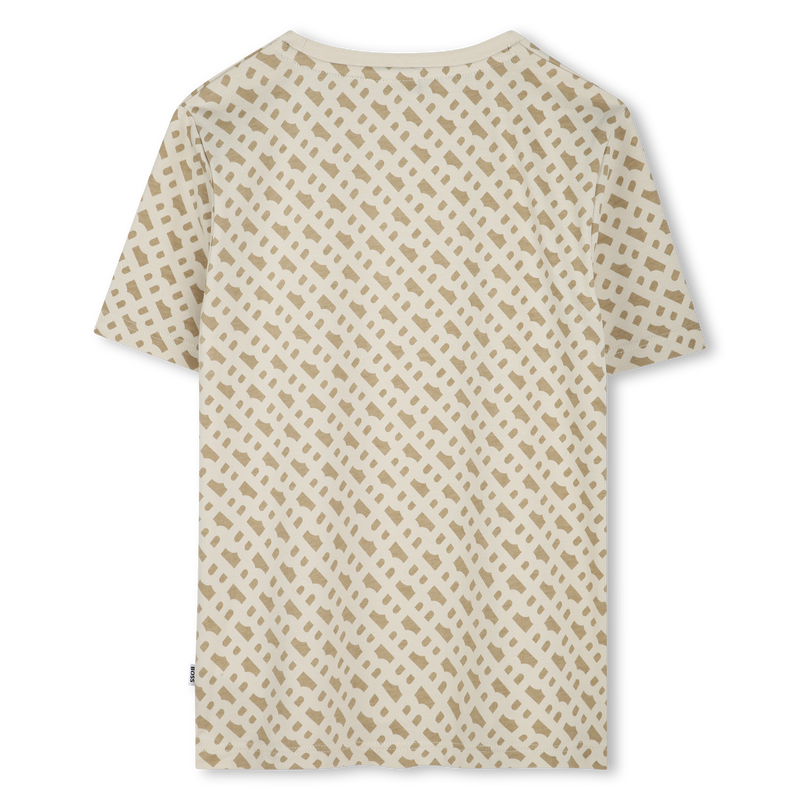 Printed cotton T-shirt BOSS 
                    BOY