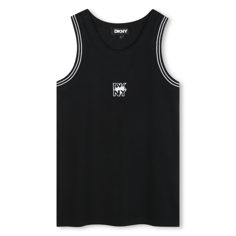 T-shirt de alças com bordados DKNY 
                    GIRL