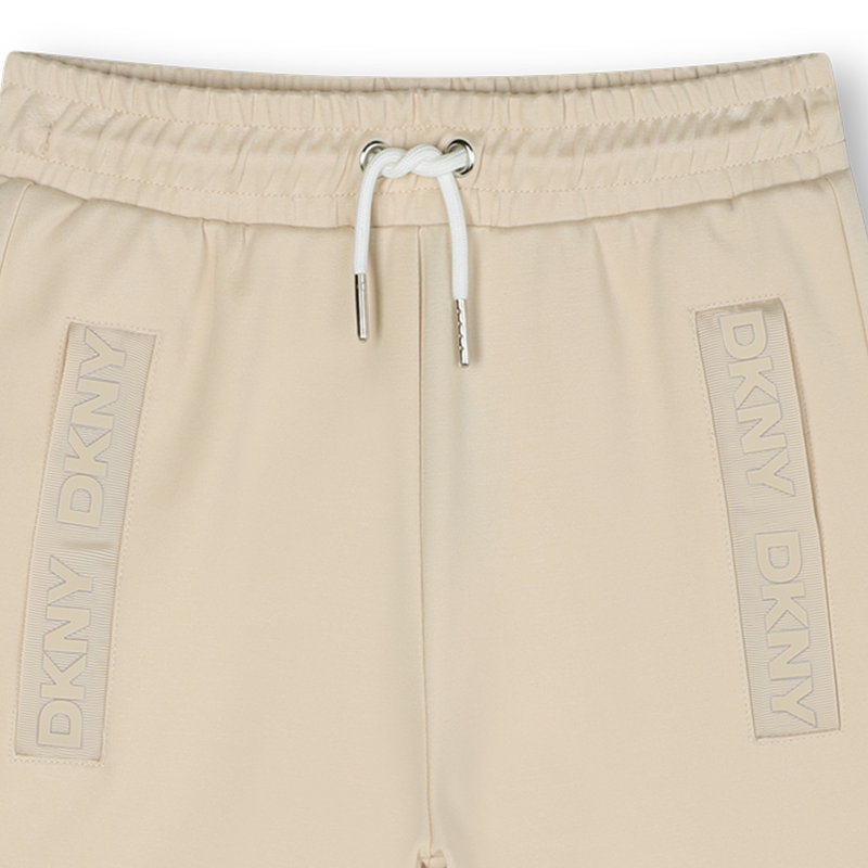 Calças com cordão DKNY 
                    GIRL