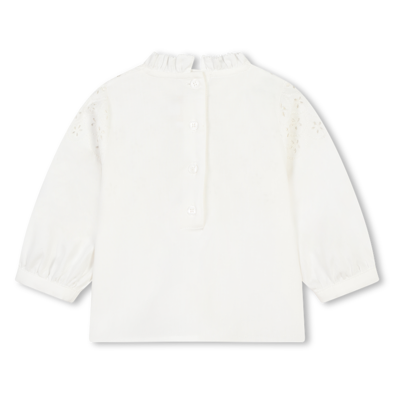Blusa bordada com folho CHLOE 
                    GIRL