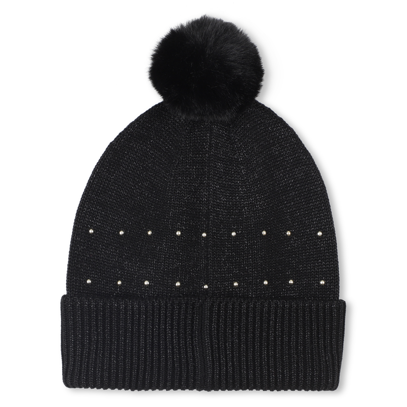 Gorro de malha com pompom MICHAEL KORS 
                        GIRL