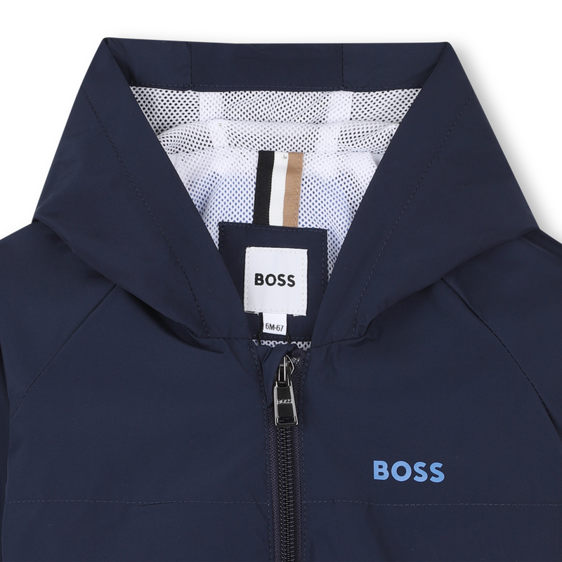Corta-vento com capuz BOSS 
                        BOY