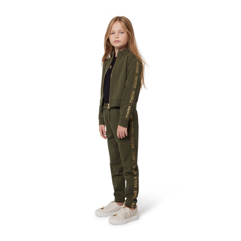 Cal&ccedil;as de jogging em molet&atilde;o MICHAEL KORS 
                        GIRL