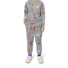 Sweatshirt molet&atilde;o estampada KENZO KIDS 
                    BOY