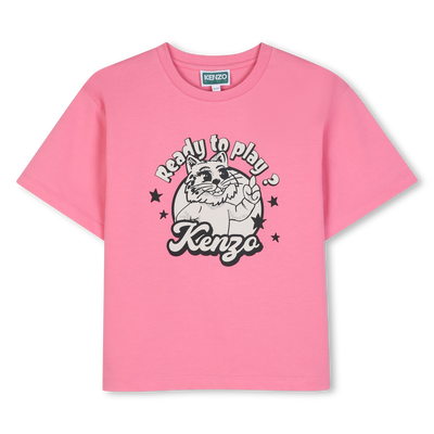 Camiseta de mangas curtas KENZO KIDS GIRL