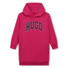 Vestido em molet&atilde;o com bolso HUGO 
                    GIRL