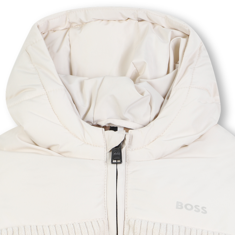 Jaqueta bimaterial BOSS 
                        BOY