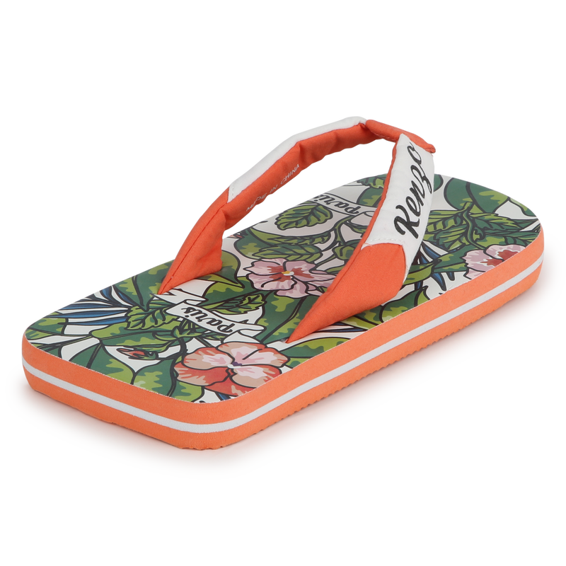 Printed insole flip-flops KENZO KIDS 
                    UNISEX