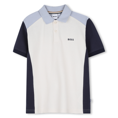 Polo de manga curta BOSS MENINO