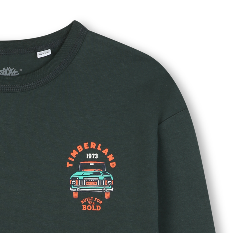 T-shirt de manga comprida em jersey TIMBERLAND 
                        BOY