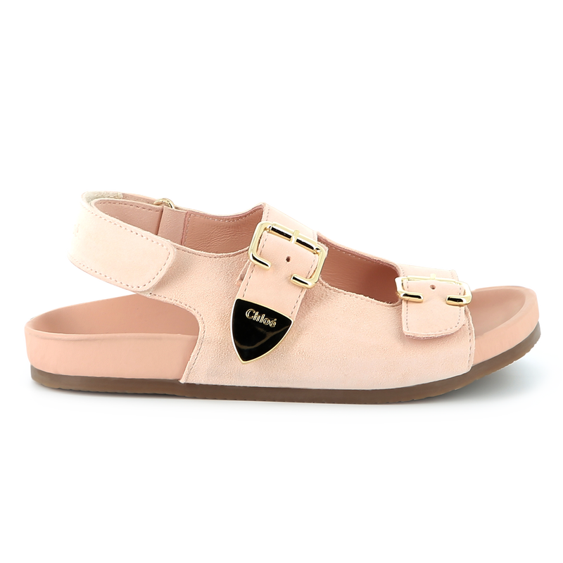 Buckled leather sandals CHLOE 
                    GIRL