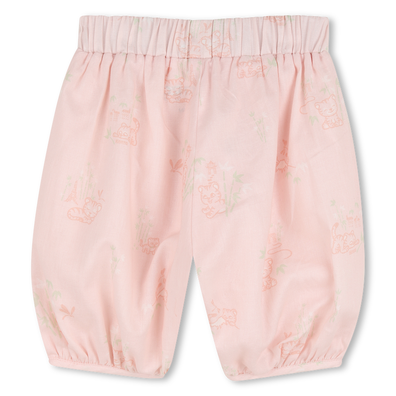 CONJUNTO DE T-SHIRT, PIJAMA E HEADBAND KENZO KIDS 
                        GIRL