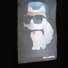 Camiseta de manga longa KARL LAGERFELD KIDS 
                    MENINA