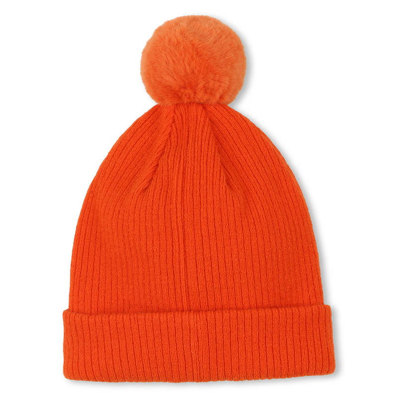 Chapéu de malha com pompom de lã TIMBERLAND 
                    BOY