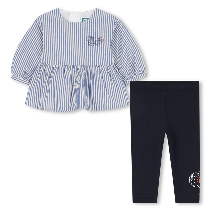 Conjunto blusa + legging KENZO KIDS 
                    GIRL
