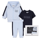 Cardigan + pants + conjunto de t-shirts, AZUL CE&Uacute;, hi-res
