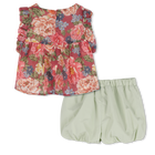 Top + conjunto de cal&ccedil;as inchadas CHLOE 
                    MENINA