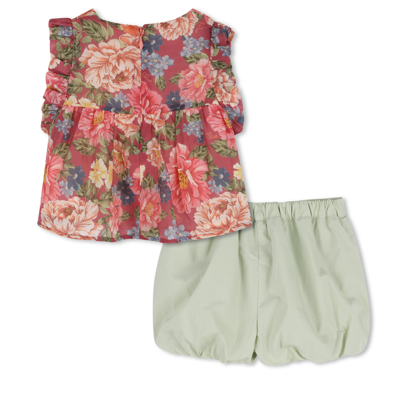 Top + conjunto de cal&ccedil;as inchadas CHLOE 
                        MENINA