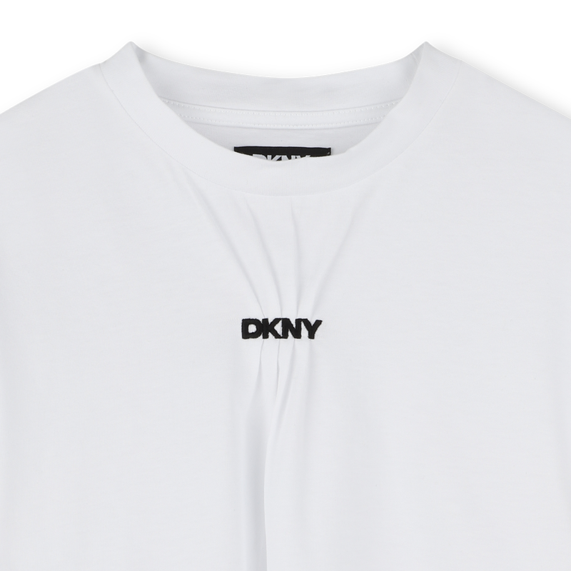 T-shirt fluida em algod&atilde;o DKNY 
                        GIRL