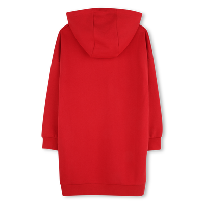 Vestido em l&atilde; n&atilde;o escovada KENZO KIDS GIRL