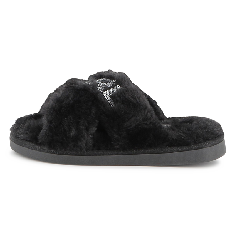 Chinelos com alças cruzadas KARL LAGERFELD KIDS 
                    GIRL