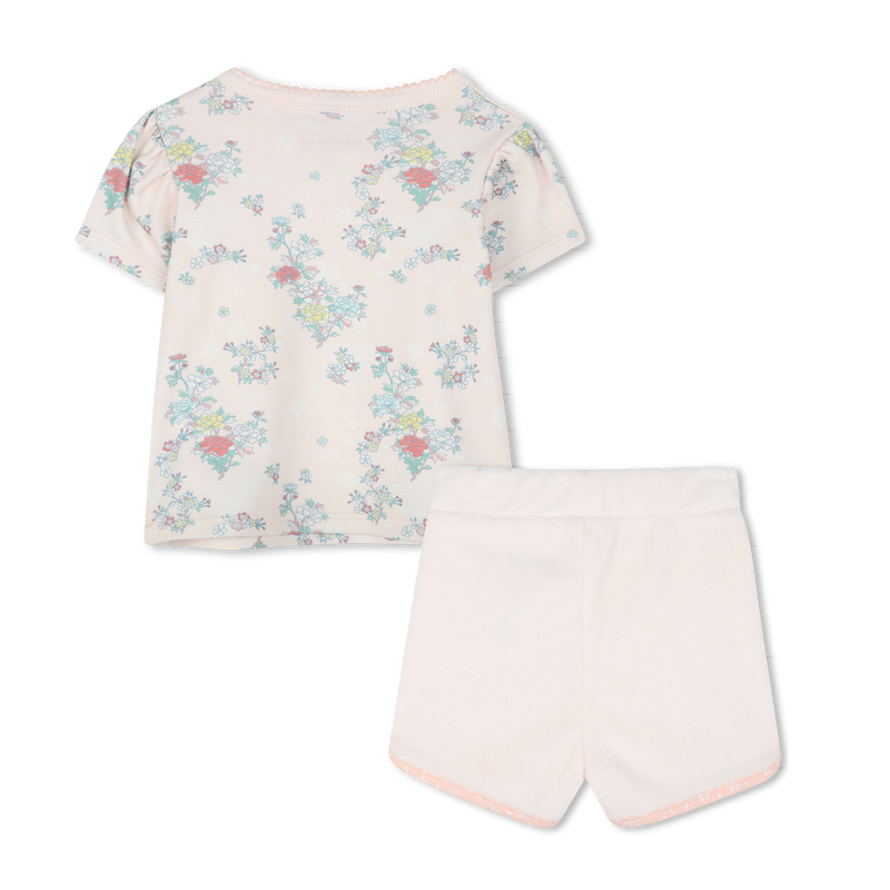 Conjunto de calções e t-shirt KENZO KIDS 
                    GIRL