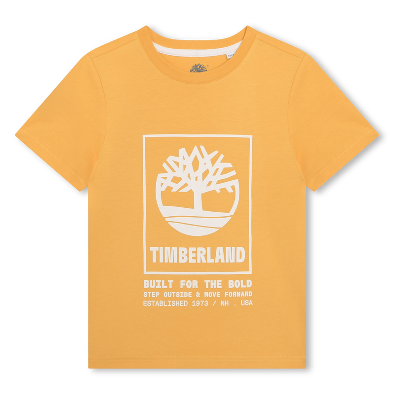 Short-Sleeved Cotton T-Shirt TIMBERLAND 
                    BOY