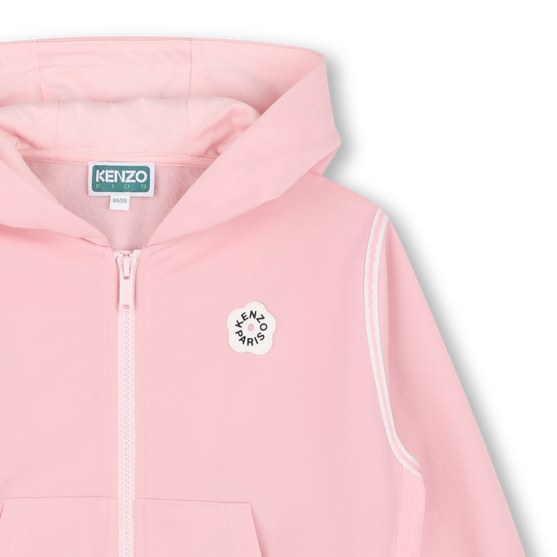 Cardigan  com capuz KENZO KIDS 
                        GIRL