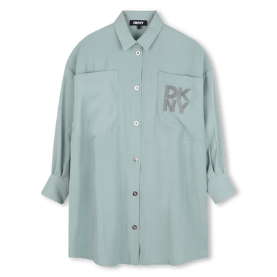 Vestido de sarja DKNY GIRL