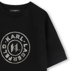 Vestido de manga curta KARL LAGERFELD KIDS 
                    GIRL