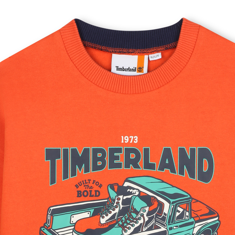 Moletom de lã escovada TIMBERLAND 
                    BOY