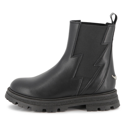 Botas Chelsea de couro bovino ZADIG & VOLTAIRE GIRL