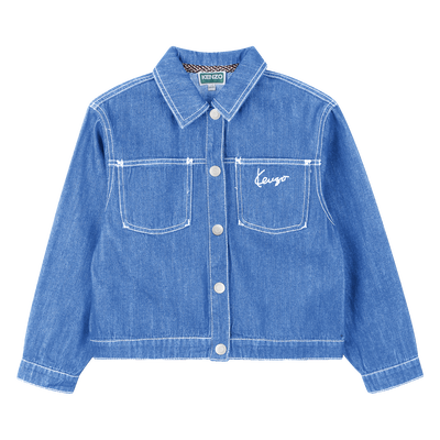 Jaqueta jeans KENZO KIDS GIRL