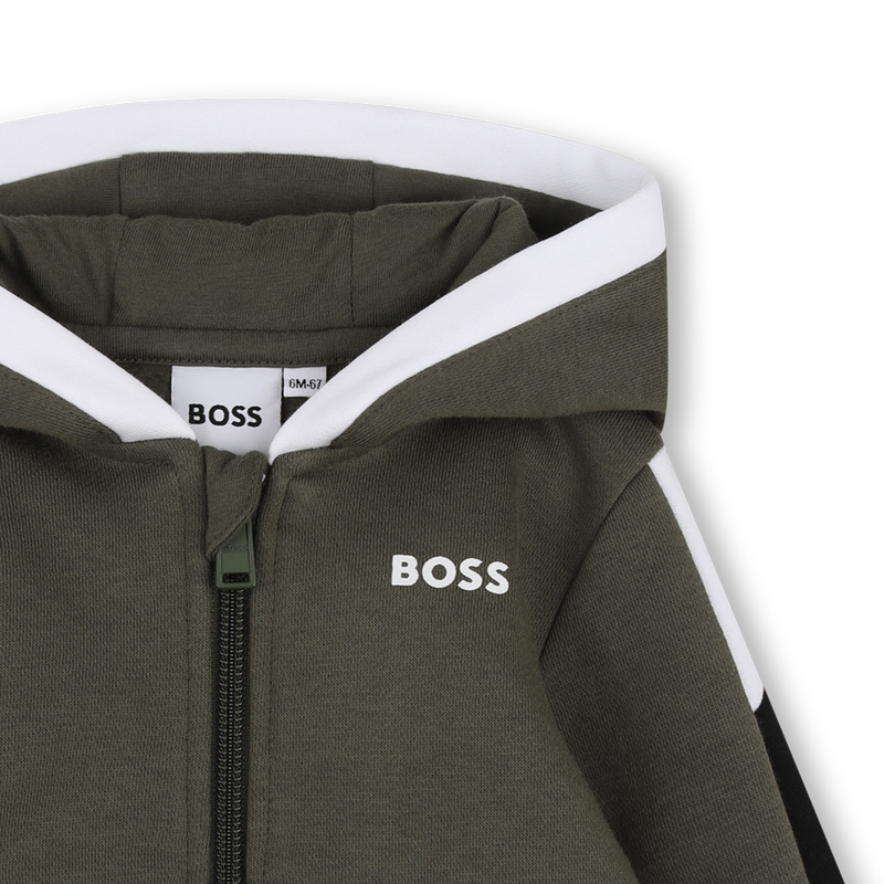 Cardigan  com capuz BOSS 
                        BOY
