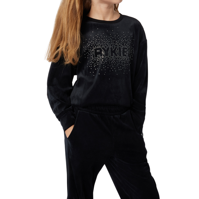 Sweatshirt de veludo SONIA RYKIEL 
                        GIRL