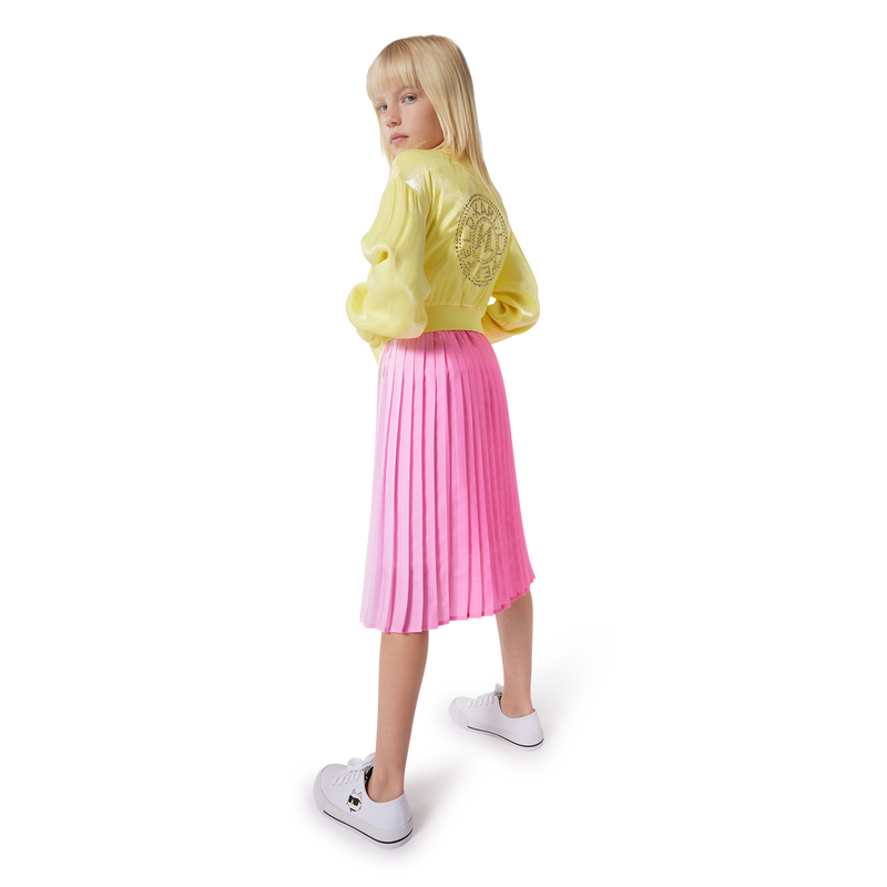 Color Gradient Pleated Skirt KARL LAGERFELD KIDS 
                    GIRL