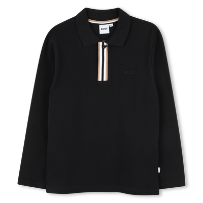 Camisa pólo de manga comprida BOSS BOY