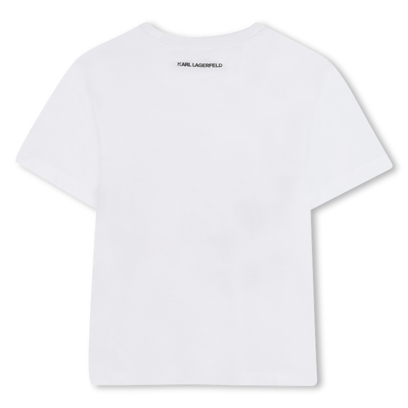 T-shirt de manga curta KARL LAGERFELD KIDS 
                    GIRL