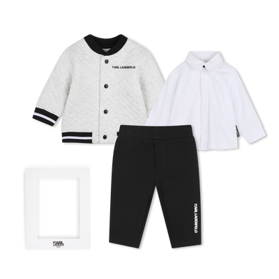 Conjunto de moletom KARL LAGERFELD KIDS BOY