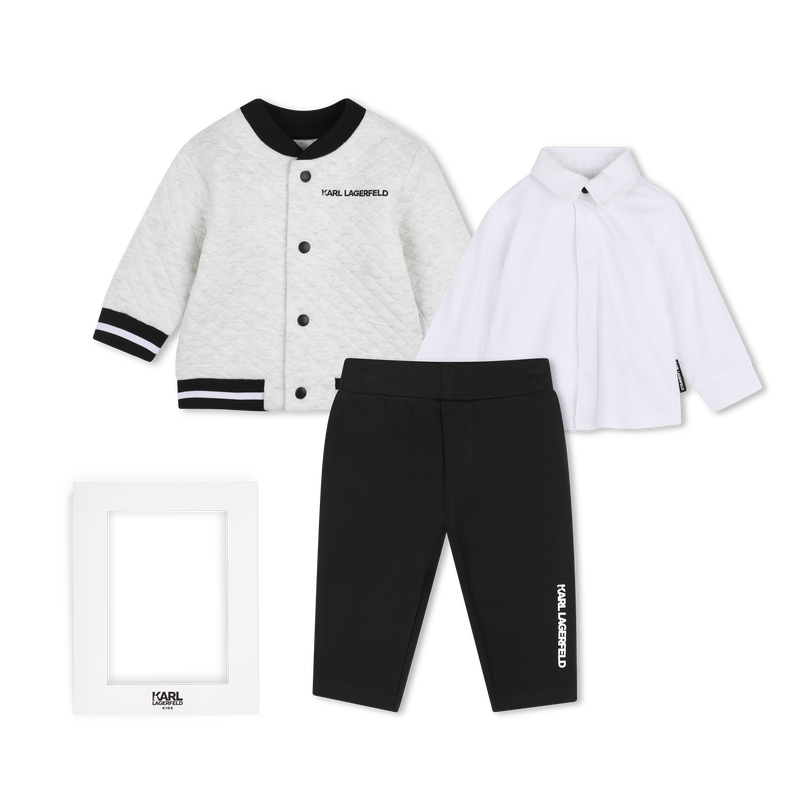 Conjunto de moletom KARL LAGERFELD KIDS 
                        BOY