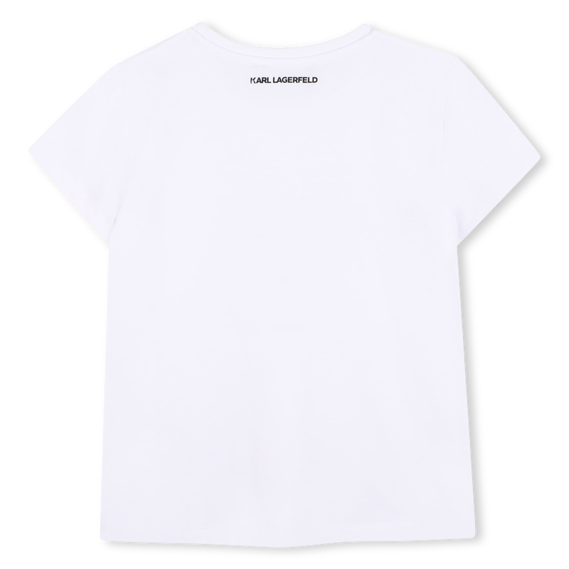 T-SHIRT ILUSTRA&Ccedil;&Atilde;O CHOUPETTE KARL LAGERFELD KIDS 
                        GIRL