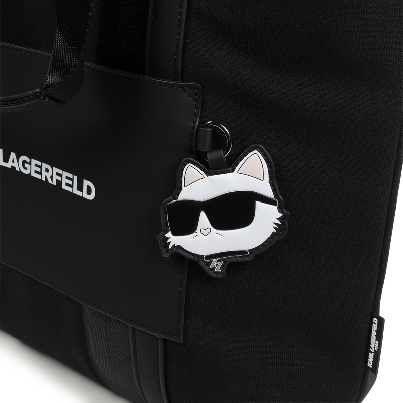 Saco com emblema CHOUPETTE KARL LAGERFELD KIDS 
                        GIRL