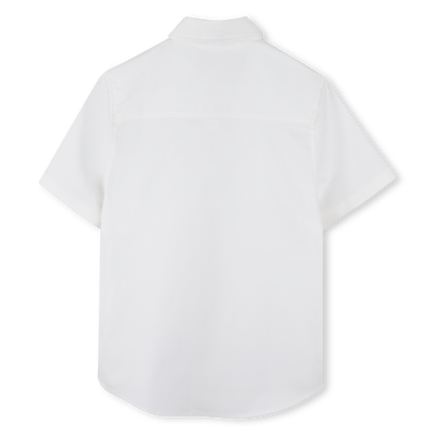 Camisa de algod&atilde;o lisa BOSS BOY