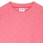 Vestido de l&atilde; escovada HUGO 
                    GIRL
