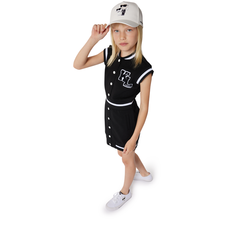 Cotton Baseball Cap KARL LAGERFELD KIDS 
                    GIRL