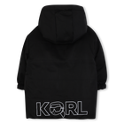 Jaqueta revers&iacute;vel com capuz KARL LAGERFELD KIDS 
                    BOY