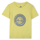 T-shirt de manga curta, AMARELO PALHA, hi-res