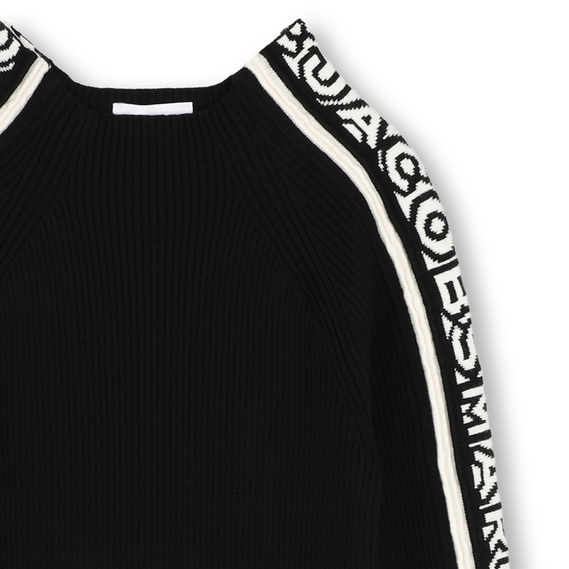 Vestido-camisola algod&atilde;o e l&atilde; MARC JACOBS 
                        GIRL